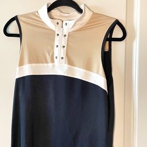 GG Blue sleeveless polo